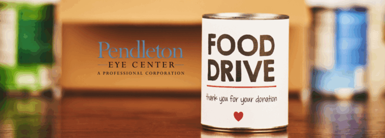 Pendleton Eye Center’s Holiday Food Drive!
